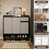 Zapatero, mueble de almacenamiento para la entrada del hogar, diseño de montaje en pared, nuevo modelo 2026, adecuado para entradas, pasillos y huecos de escalera, hecho de madera maciza