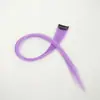 Peluca de color pieza para colgar en la oreja teñida una pieza clip luminoso para el pelo pieza única luminosa clip para el pelo Pieza de peluca