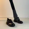 Mocassins Femininos de Bico Redondo, Sola Grossa, Silenciosos e Confortáveis para o Dia a Dia, com Corte Profundo