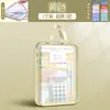 Bolsa de clasificación por materia en forma de L, bolsa transparente para documentos de materia, apertura grande de malla con cremallera, bolsa de libros portátil para estudiantes de primaria