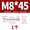 Tornillos de aleación de aluminio color dorado con cabeza hexagonal, Tornillos de cabeza de copa, Sujetadores de cabeza hexagonal, Longitud extendida M5M6M8M10
