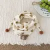 Cachecol Triangular Infantil Novo Outono e Inverno à Prova de Vento e Quente Cachecol de Bebê para Meninas e Meninos Lindo Estilo Coreano Cachecol de Bebê Tendência