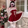 Cosplay de Conejita Sexy de Navidad Cosplay Lencería Sexy para Mujer Set de Vestido Dulce
