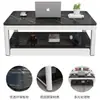 Mesa de Centro Modelo Nuevo 2026, Diseño Moderno Simple para Sala de Estar del Hogar, Mesa Rectangular para Apartamento Pequeño, Mesa de Té Simple para Alquiler