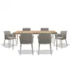 Mesa y Silla de Exterior Mesa y Silla de Mimbre para Patio de Ocio Silla Pequeña de Mimbre para Balcón Cafetería al Aire Libre Mesa y Silla de Comedor Mueble de Tres Piezas