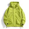 Chamarra Cortavientos de una Sola Capa para Hombres y Mujeres, Temporada de Primavera y Otoño, Corte Holgado, Talla Grande, Abrigo Casual Versátil a Prueba de Viento e Impermeable