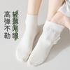 Calcetines Zhuji calcetines de algodón de color sólido finos de verano para mujer calcetines bajos para dama calcetines de verano de malla absorbente de sudor de tubo corto doble aguja calcetines de mujer al por mayor