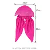 Nuevo Sombrero de Color Único para Mujer con Incrustaciones de Diamantes de Doble Cola Camisón de Seda de Leche Sombrero Turbante Jersey para Mujer Sombrero Turbante Triangular Transfronterizo