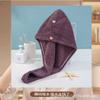 Gorro grueso de vellón coral de piña para secar el cabello, para lavar el cabello, envoltura para el cabello, secado rápido, para mujer, adulto, superabsorbente, grueso de doble capa, gorro de ducha