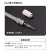 Adaptador de Tubo de Mistura para Dispensa Dinâmica de AB Ponta Agulha Rosca Interna Adaptador Luer Metálico Adaptador de Tubo de Mistura Estática