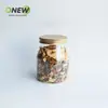Botella de Pudín de 900ml Transparente de Plástico Tarro para Alimentos Lata para Repostería Tarro de Empaque Botella de Plástico Especial con Forma de Mascota Boca Ancha