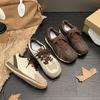 Tenis de Entrenamiento Alemanes Retro de Suela Gruesa para Mujer 2025 Primavera y Otoño Nuevos Elevados Zapatos Forrest Gump Casuales para Combinar con Todo Exterior Antideslizante