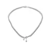Collar de Perlas con Lazo Estilo Coreano, Cadena para Clavícula de Lujo Ligero Nicho de Gama Alta, Estilo Súper de Hada, Elegante y Chic para Mujer