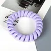 Faixa de Cabelo Elástica Colorida Gradiente Criativa Japonesa e Coreana para Mulheres Corda de Cabelo Simples Laço de Cabelo para Celular Transparente Cor de Doce Embalado