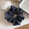 Simple Scrunchie Floral Retro para Mujer 2025 Nuevo Estilo Diadema de Alta Gama Accesorio Elegante para el Cabello