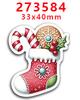 Nuevo parche de resina acrílica con lazo 2023 adorables pegatinas decorativas para refrigerador PR271721