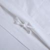 Roupa de Cama de Hotel Algodão Puro Cetim Branco Lençol Capa de Edredom Fronha Pousada Roupa de Cama Conjunto de Três ou Quatro Peças Personalização