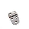 Bisagra de cinco orificios de acero inoxidable 316 57*38, accesorios para yates y vehículos recreativos, bisagra plana engrosada abierta, bisagra industrial resistente