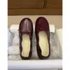 Sapatos Baixos Femininos Chuyuji Redondos com Bico Laço Sapatilha Slip-On Solado Macio Confortáveis Sapatos Únicos Sapatos de Vovó