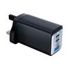 Modelo Privado Cargador de Teléfono Móvil de Nitruro de Galio de 65W Cargador Pd65W de Alta Potencia Multipuerto Qc3.0 Carga Rápida Cargador de Escritorio