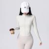 Ropa Deportiva Yoga Chaqueta para Mujer Tops Deportivos Aspecto Adelgazante Manga Larga Elástica Profesional Ropa para Correr Fitness