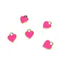 Moda europea y americana joyería DIY accesorios K oro gota aceite corazón de melocotón pulsera collar accesorios accesorios de ropa accesorios