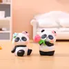 Figuritas de Dibujos Animados de Moda, Cajas Sorpresa de Panda con Temática de Flores, Adornos Creativos para Escritorio, Decoraciones de Oficina al por Mayor