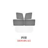 Ventas Directas de Fábrica Lingke 01 05 06 cortina parasol de malla imán sombreado para coche interior protección solar aislamiento térmico cortina para coche