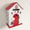 Buzón Corazón a Corazón Elección de Clase Buzón de Madera Whisper Voting Creativo Alivio Director Buzón Corazón a Corazón Jardín de Infancia