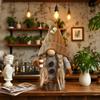 Estación independiente transfronteriza tejido pareja mano-molido café muñeca adornos café restaurante escena vestido accesorios al por mayor