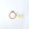 Soporte para Bastidor de Bordado, Anillo de Bordado de Madera Maciza, Bastidor Redondo de Bordado, Aro para Tie-Dye de Madera de Haya, Punto de Cruz Hecho a Mano