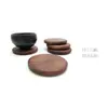 Posavasos Creativo de Madera Maciza Grabado de Logo Bandeja de Té Personalizada de Madera Soporte para Tazas Esterilla de Té Posavasos de Madera para Té Almohadilla Térmica Japonesa