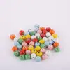 12mm Jingdezhen Macaron Cerámica de Agujero Grande Cuentas Accesorios para Joyería Redondas de Cerámica DIY Cuentas Sueltas Venta al por Mayor