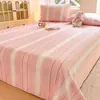 Invierno Leche Terciopelo Cama Sábanas de Cama Pieza Única Engrosado Felpa Cama Sábanas de Cama Tallado Coral Franela Colcha Manta Única Juego de Tres Piezas