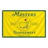 Bandera de torneo maestro de golf de suministro transfronterizo, bandera de los Masters, bandera de poliéster de golf 3*5 pies