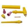 Acessórios para tocha de solda QQ150A: bico de cerâmica, ponta de tocha, cabo de solda, interruptor, núcleo-casca, agulha de tungstênio, eletrodo de tungstênio, grampo, cauda longa e curta da tocha, cabeça da tocha, universal