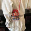 Bolso a Cuadros de Moda para Niña Bolso de Mano Dibujo Animado Lindo Potro Pequeño Bolso de Hombro para Bebé 2026 Nuevo Modelo Bolso de Accesorios para Niños