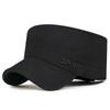 Temporadas de Primavera y Otoño Gorra Plana Bordada Tridimensional para Hombre y Mujer Juvenil Cierre Trasero Ajustable Interior a Cuadros Gorra para Cabeza Grande
