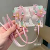 Accesorios para el Cabello Hanfu Estilo Antiguo Pasador de Borla Pasador de Borla Estilo Chino Accesorios Pasador para el Cabello Infantil Cinta de Flor