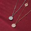 Colar Aurchi Prata de Lei 925 Estilo Ins Luxo Acessível Design Nicho Diamante Completo Corrente Clavicular da Fortuna para Mulheres Y00257
