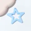 Acrílico Cortado Estrella de Cinco Puntas Móvil Teléfono Llave de Estrella Grande DIY Accesorios para el Cabello Colgante Colgante Joyería Accesorios Decorativos