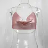 Ventas Directas de Fábrica Transfronterizo Estación Independiente para Discoteca de Mujeres Aliexpress Cadena de Metal Lentejuela Tirantes Tubo Superior 842
