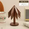 Jogo americano tapete isolante térmico tapete para caçarola tapete para xícara de árvore pequena tapete anti-queimadura decoração de armário de vinho de mesa tapete criativo para panela doméstico
