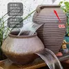 Filtro Paisajismo Juego Completo de Adornos Cerámicos para Estanques de Peces Maceta de Cerámica Tanque de Peces Antiguo Agua Circulante Piscicultura Agua Corriente Cascada