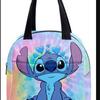 Bolsa de almuerzo Stitch de tela Oxford con dibujos animados, bolsa para conservar el calor, bolsa de aluminio para picnic, bolsa de almuerzo portátil