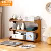 Estantería de escritorio simple, estante de almacenamiento multicapa, estantería pequeña sobre la mesa, estante de almacenamiento simple, estantería para sala de estar, estante de almacenamiento para encimera