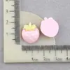 Acessórios de Resina DIY Cereja Materiais para Cola Cremosa DIY Presilhas de Cabelo Fruta Morango Infantil Acessórios para Capa de Celular