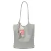 Bolso Tejido de Moda de Gran Capacidad para Mujer 2026 Nuevo Casual Versátil Bolso Tote de Hombro para Madre e Hija