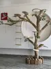 Decoração de árvore seca simples árvore de gato madeira maciça árvore de gato galhos secos ao ar livre árvore de galhos crus tronco de árvore galhos grandes descascados