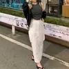 Estilo Dongdaemun 2026 Verano Nueva Moda Popular Casual Falda con Abertura Trasera y Doble Bolsillo Ropa para Mujer